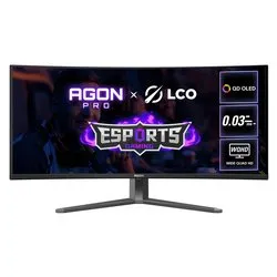 Monitor 34" ( OLED 3440x1440 UWQHD 175Hz ) AGON PRO Curvo Grey AG346UCD