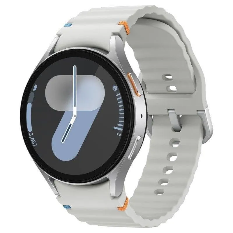 Samsung Galaxy Watch7 Bluetooth GPS 44mm AMOLED Argento M/L Resistente 5ATM SpO2 ECG