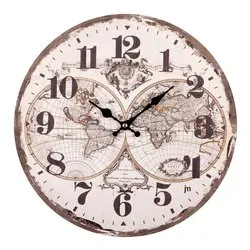 Orologio da parete (33cm) Emisfero JUSTAMINUTE Multicolor 21564