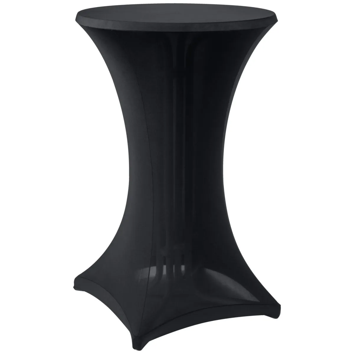 PULSIVA Copritavolo alto elasticizzato Elastic; 70x110 cm (ØxL); nero; cilindrica