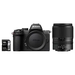 Fotocamera mirrorless 20,9Mpx APS C Z50II Kit NIKKOR Z DX 18 140mm f/3.5 6.3 VR + SD Lexar 128GB Black NMZ753