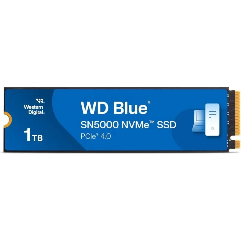 WD Blue SN5000 SSD M.2 PCIe 4.0 NVMe Gen4 da 1 TB