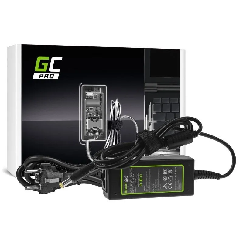 Green Cell AD40P Adaptador de Corriente 45W para Acer Aspire Negro
