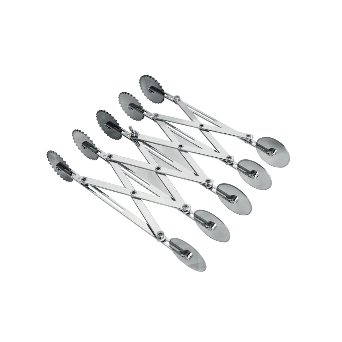 Schneider Tagliapasta con 5 rotelle lisce e seghettate; 5.5 cm (Ø); acciaio inox