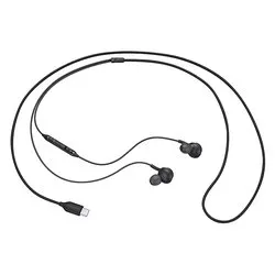 Auricolari microfono filo USB C Black EO IC100BBEGIT
