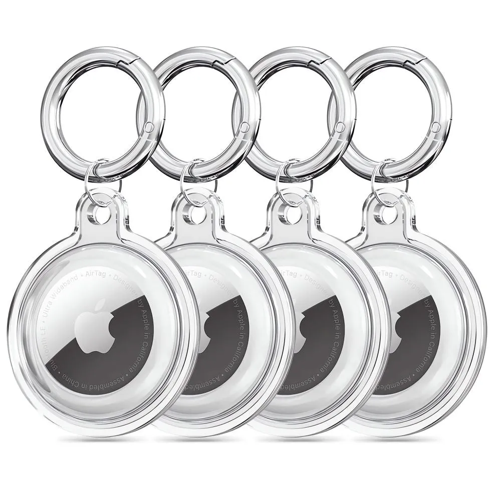 Custodia Techsuit CT15 per Apple AirTag, Trasparente