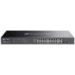 Switch di rete 20 porte OMADA Easy Managed PoE+ Black ES220GMP Gigabit (1000Base-TX)
