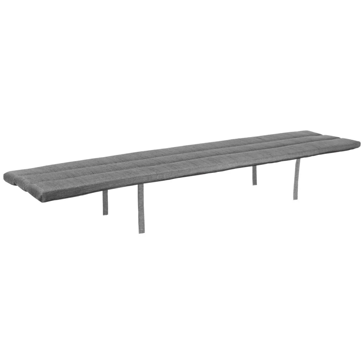 VEGA Cuscini per panca Listello; 34x152x4 cm (LxLxH); antracite