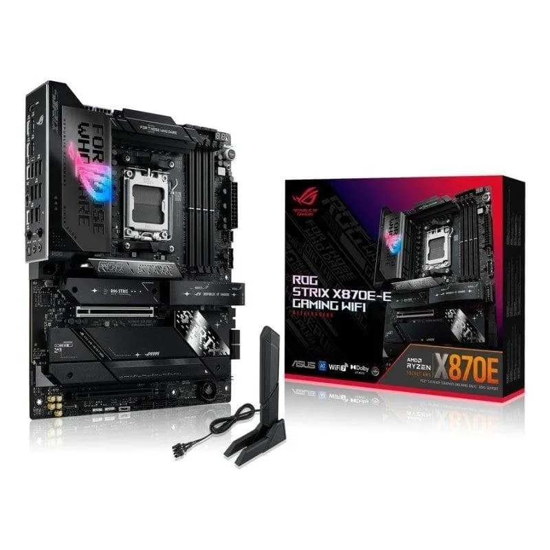 Scheda Madre ASUS ROG Strix X870E-E Gaming X870E DDR5 AM5 ATX USB4 Wi-Fi 7 Audio 7.1