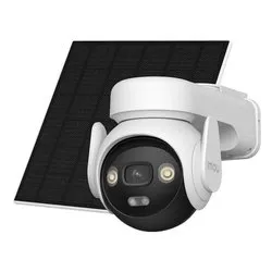 Videocamera sorveglianza AOV Pan&Tilt 4G Kit Solar Panel (Ricaricabile) White e Black 3K 2880x1620 KITB7EDP3T1TEHEUFSP4