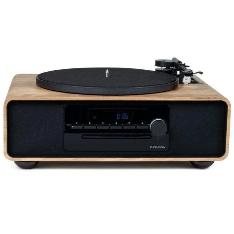 Tocadiscos Thomson MIC300TT 60W Bluetooth Trazione Cinghia CD USB MP3 Radio FM Telecomando