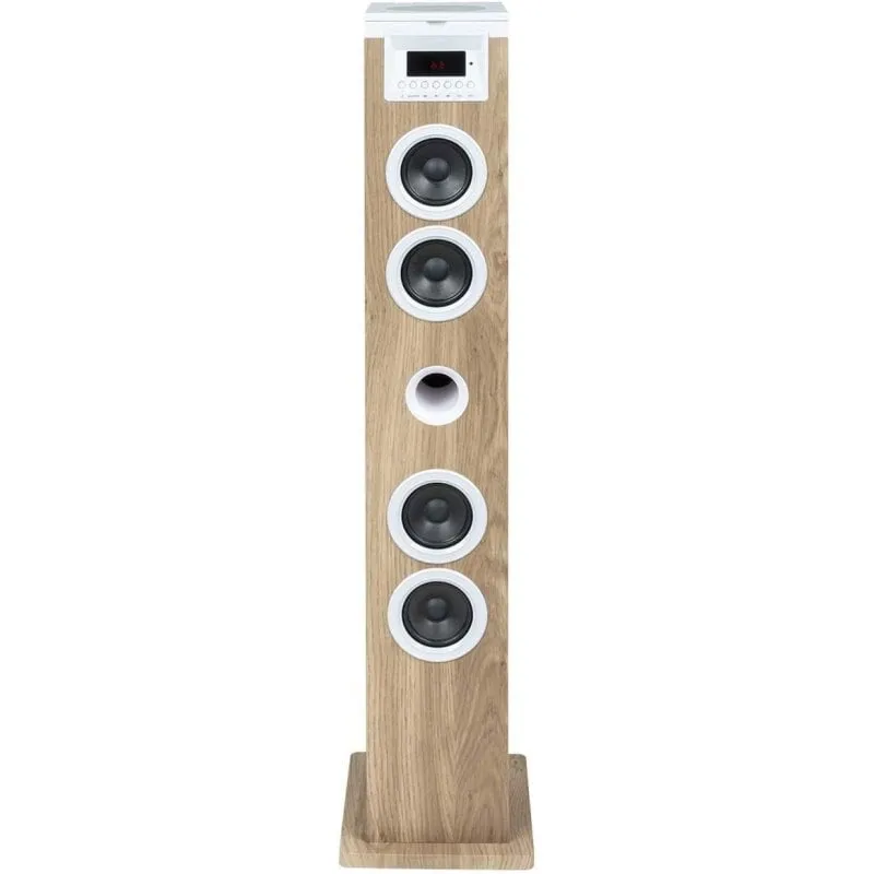 Thomson DS121CD Torre audio Bluetooth con lettore CD 60 W in legno