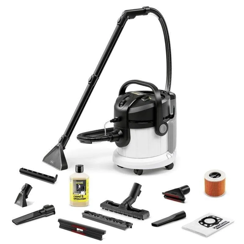 Aspirapolvere Lavatapetti Karcher SE 4 Plus 1000W 4L Secco e Umido Accessori Inclusi