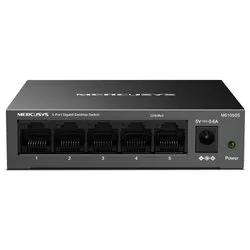 Switch di rete 5 porte Black MS105GS Gigabit (1000Base-TX)