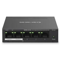 Switch di rete 5 porte PoE+ Black MS105GP Gigabit (1000Base-TX)