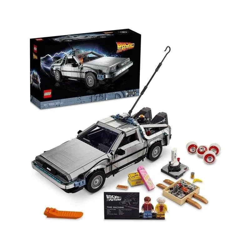 LEGO Icons Macchina del Tempo Ritorno al Futuro 10300 1872 pezzi