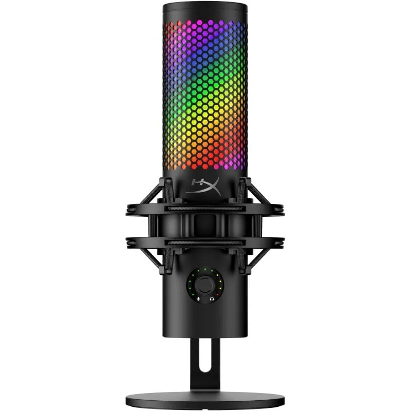 Microfono per streaming HyperX QuadCast 2 S RGB a condensatore USB nero