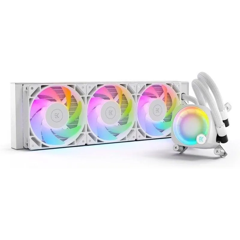 Raffreddamento Liquido EKWB Nucleus CR360 Lux D-RGB 360mm 3 Ventole Bianco