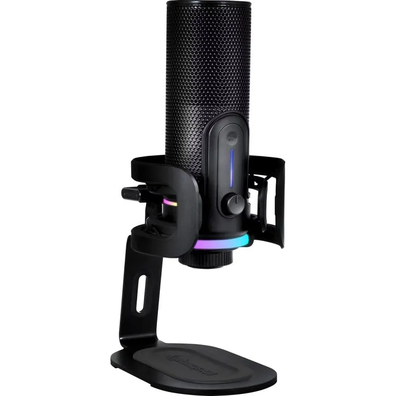 Microfono Streamplify MIC PRO RGB per lo streaming nero