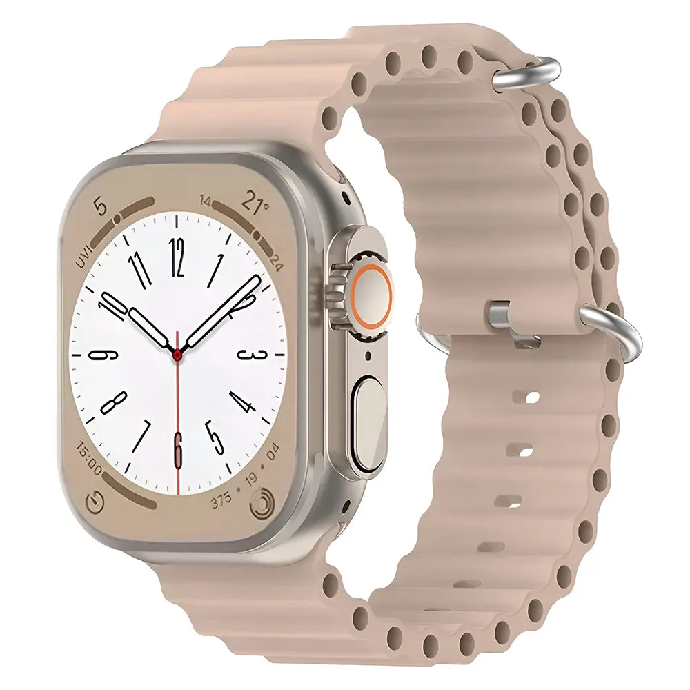 Cinturino Techsuit W038 per Apple Watch 49mm / 46mm / 45mm / 44mm / 42mm Series, Marrone