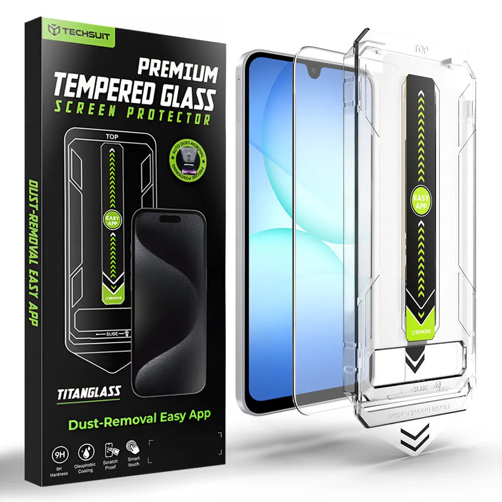 Pellicola protettiva per schermo Techsuit TitanGlass CrystalHD per Samsung Galaxy A17 5G A176 / A16 5G A166 / A16 4G A165, Vetro Temperato