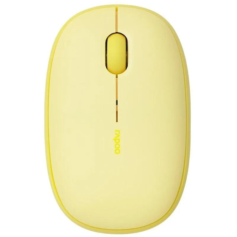 Mouse Rapoo M660 Silent Bluetooth 1300 DPI Ambidestro Giallo