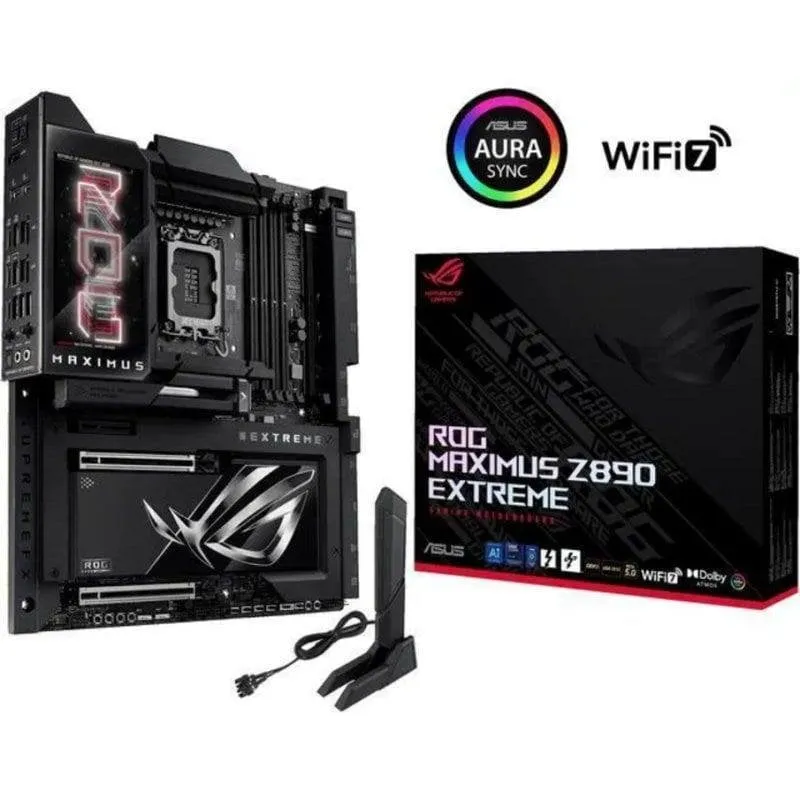 Schede Madri ASUS ROG MAXIMUS Z890 EXTREME Intel Z890 LGA1851 DDR5 E-ATX WiFi 7 Thunderbolt 5