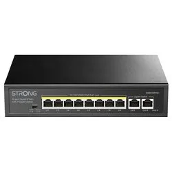 Switch di rete 8 porte PoE+ Black SW8010POE+ Gigabit (1000Base-TX)