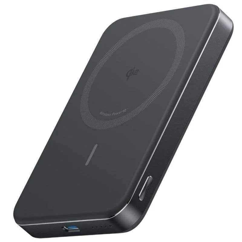 Batteria Esterna Anker MagGo 10000mAh Qi2 Magnetica Ultra Sottile Nera