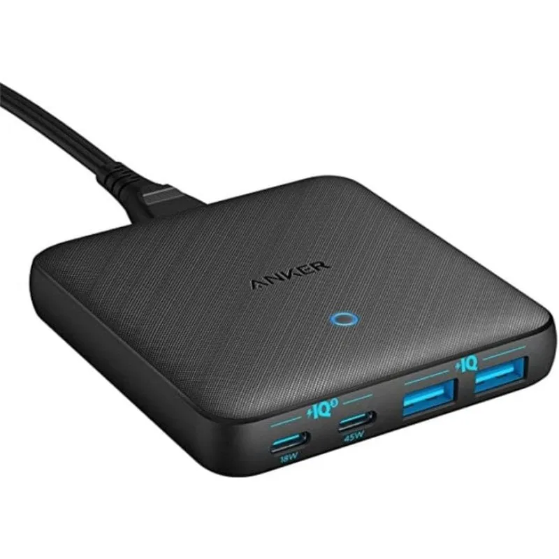 Caricatore da tavolo Anker PowerPort Atom III (65 W, 2 A/2 C, sottile)