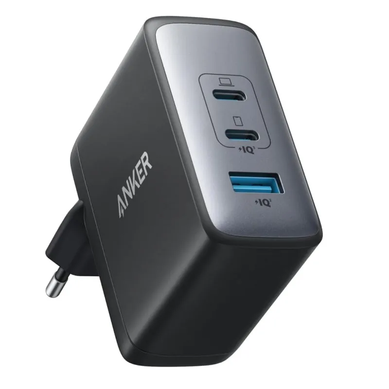 Anker Caricabatterie da muro 2xUSB-C 1xUSB 100W Nero