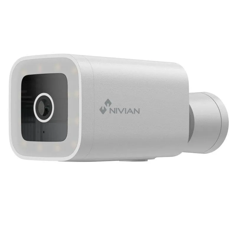Videocamere di sorveglianza Nivian NVS-IPC-03-L Quad HD Visione Notturna Esterna Controllo Vocale Audio Bidirezionale Rilevamento IA