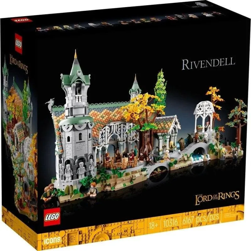 LEGO Icons Il Signore degli Anelli Rivendell 10316 6167 pezzi