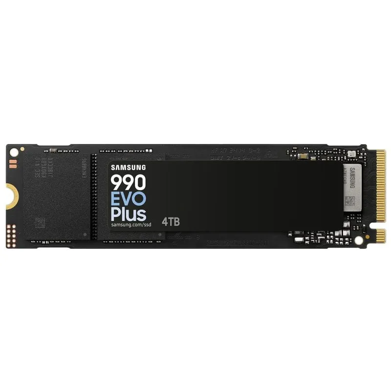 Samsung 990 EVO Plus 4 TB SSD 7250 MB/s NVMe PCIe 5.0 x2 NVMe 2.0 NAND