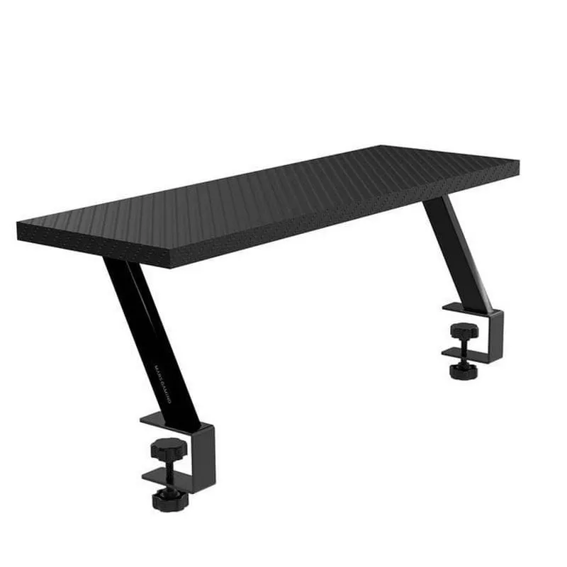 Mars Gaming MGDS Supporto per monitor Riser 60x20 cm Pannello in fibra di carbonio Struttura in acciaio nero