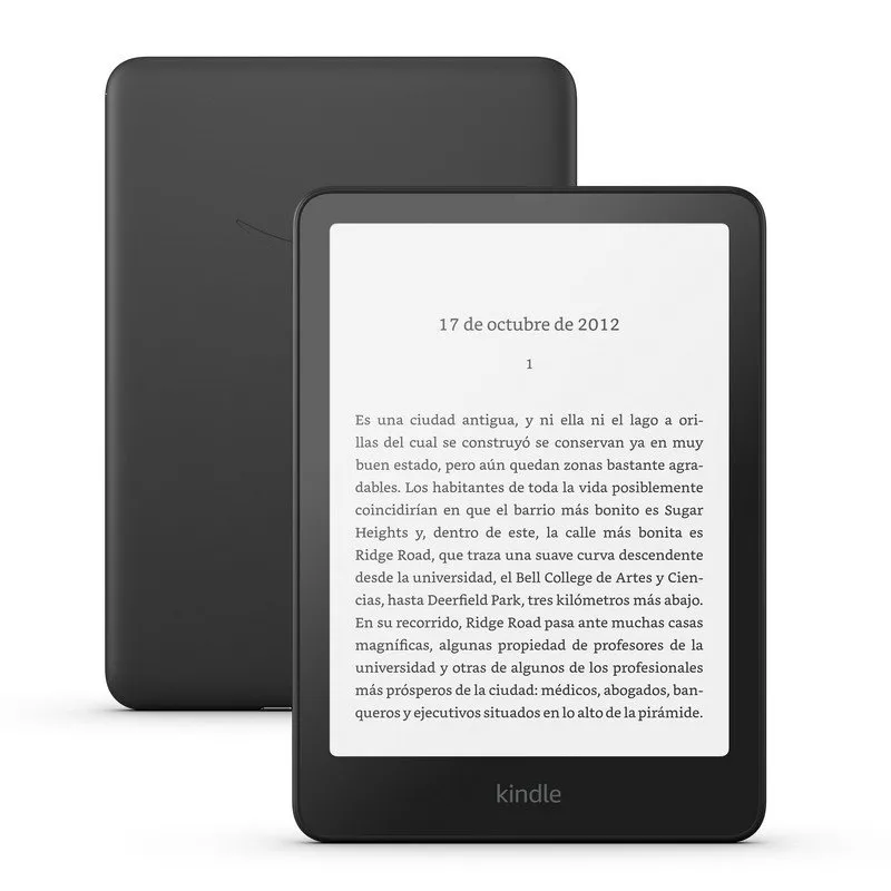 Libro elettronico Kindle Paperwhite 7" 16GB con pubblicità nera