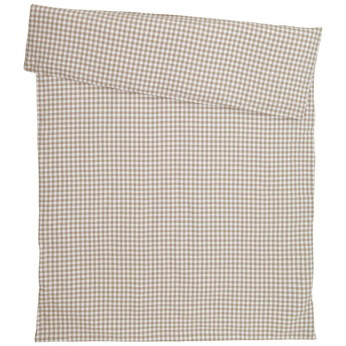 ERWIN M. Copripiumino Tux Seersucker; 155x220 cm (LxL); sabbia