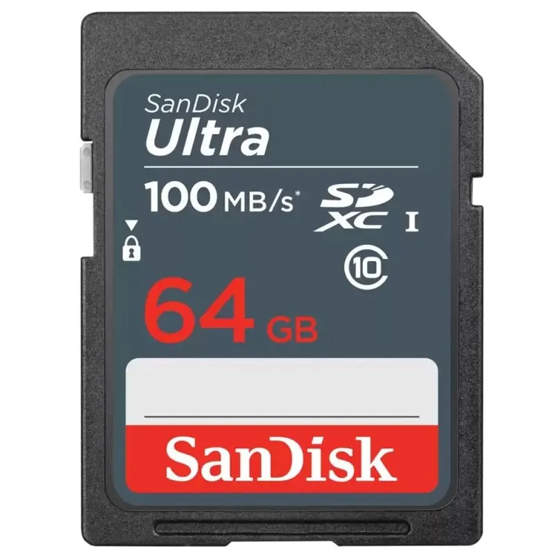 Scheda di memoria Sandisk Ultra da 64 GB Sdxc Uhs-i Classe 10