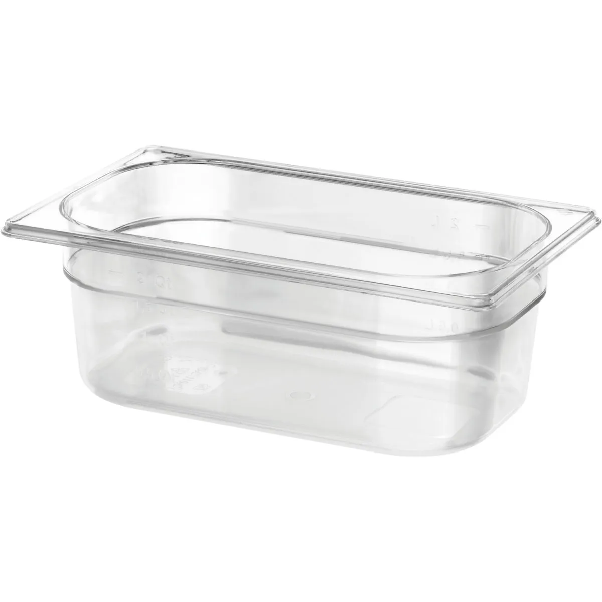 Schneider Contenitore gastronorm 1/4 in policarbonato; GN 1/4, 2.6 l, 10 cm (P); trasparente