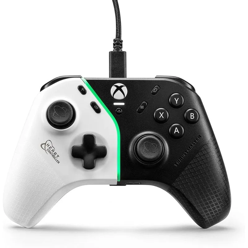 Thrustmaster H.E.A.R.T. Nero, Bianco USB Gamepad PC, Xbox One, Xbox One S, Xbox One X
