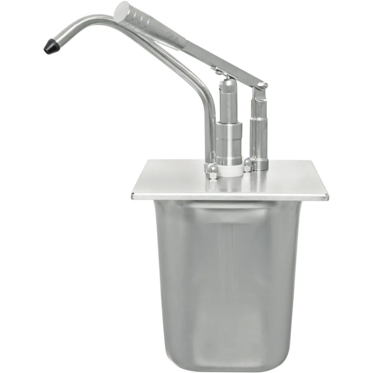Schneider Dispenser a leva gastronorm 1/6 in acciaio inox; 3000 ml, 16.5x18x38 cm (LxLxH); acciaio inox