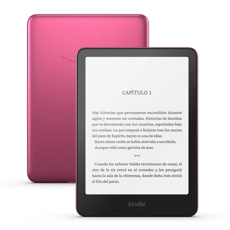E-Book Kindle Paperwhite Signature Edition 7" 32 GB Lampone metallizzato