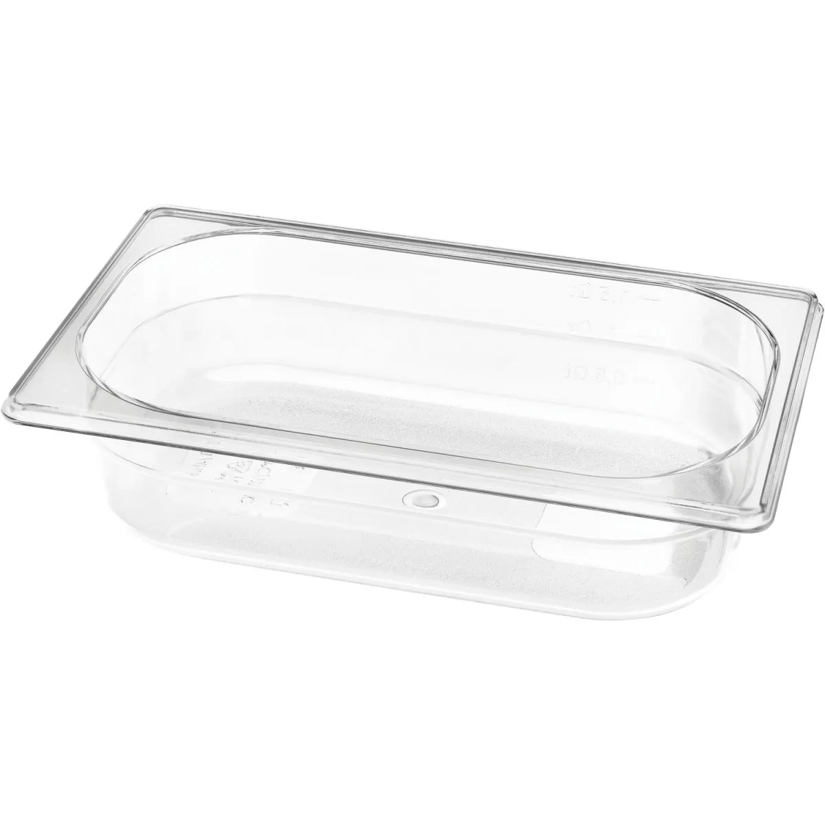 Schneider Contenitore gastronorm 1/4 in policarbonato; GN 1/4, 1.7 l, 6.5 cm (P); trasparente