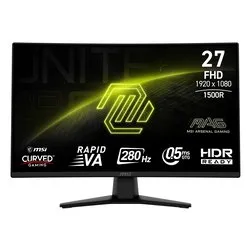 Monitor 27" ( LED 1920x1080 FULL HD 280Hz ) MAG 274CXF Curvo Black