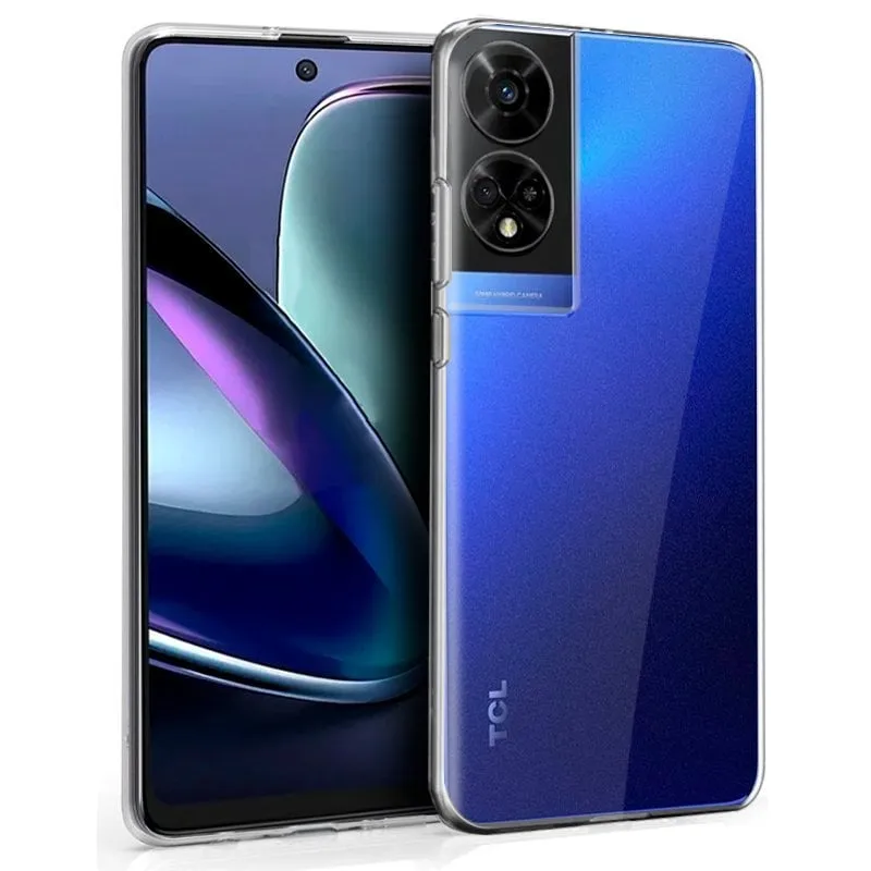 Fantastica custodia in silicone per TCL 40 Nxtpaper 5G Trasparente
