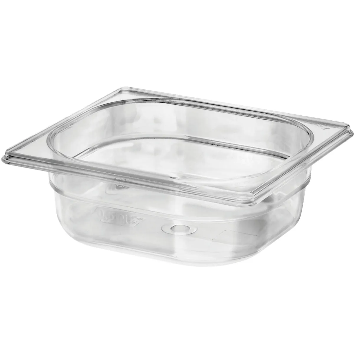 Schneider Contenitore gastronorm 1/6 policarbonato; GN 1/6, 1 l, 6.5 cm (P); trasparente
