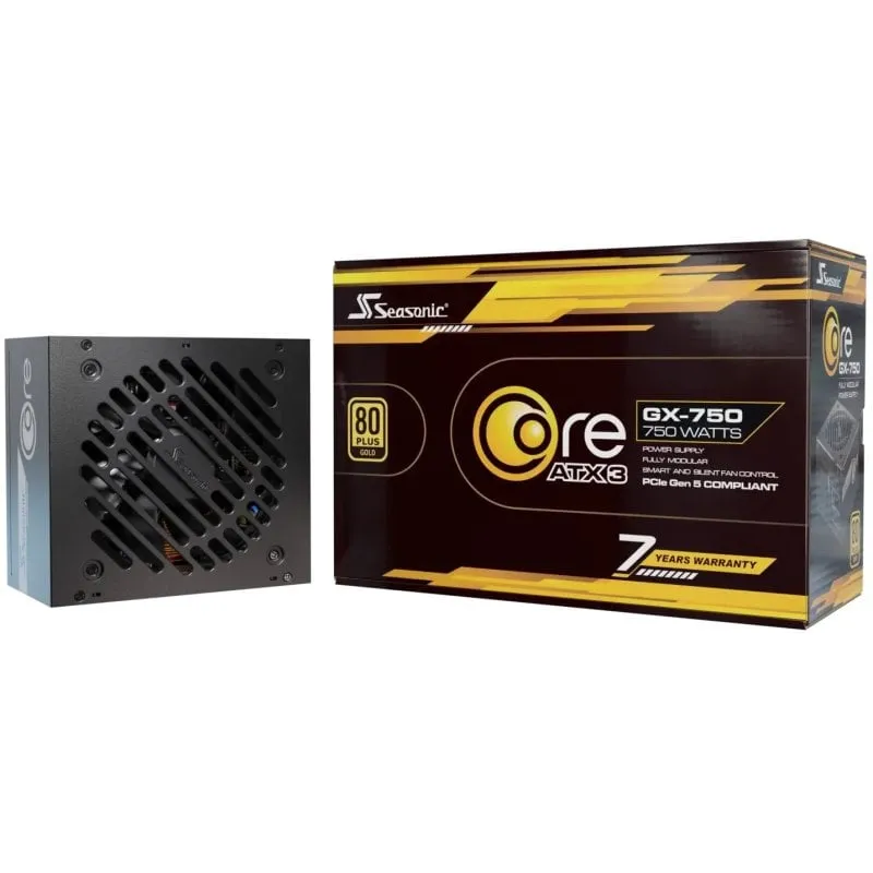 Seasonic Core GX-750 V2 ATX3.1 PCIe 5.1 750W 80 Plus Oro Modulare