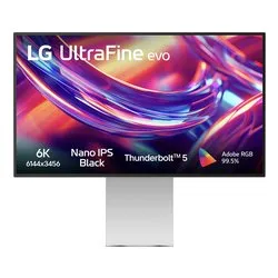 Monitor 32" ( IPS 6144x3456 6K 60Hz ) ULTRAFINE EVO Silver e Blue 32U990A S
