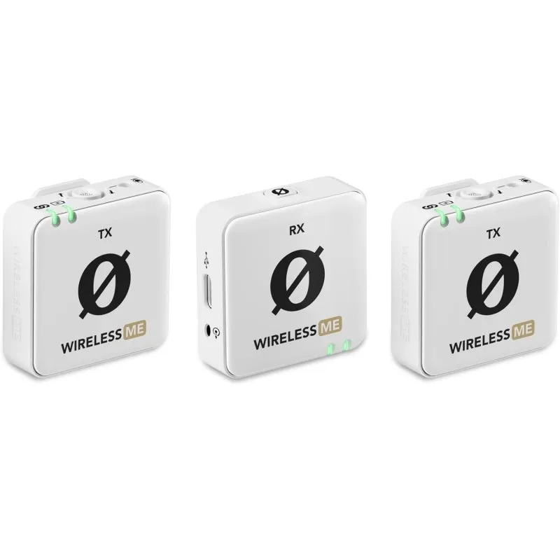 Rode Wireless ME Sistema microfonico wireless doppio compatto Bianco