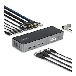 HUB 5 in 1 USB C Triple monitor Gray DK30C2DPEPRUE